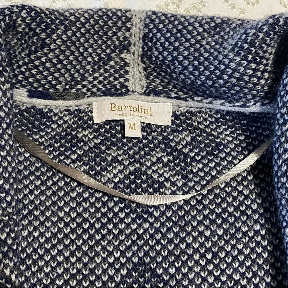 Bartolini Italy wool blend open cardigan size M - Picture 2 of 8